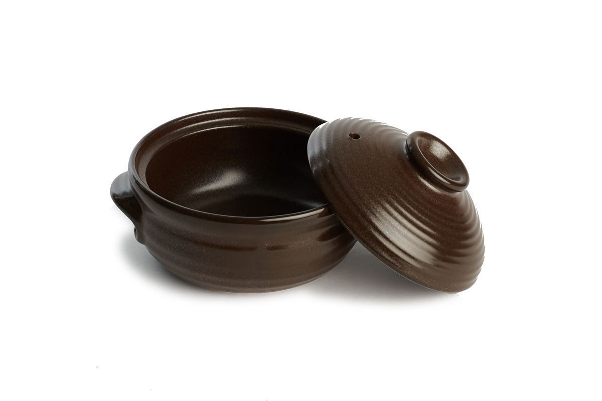 Premium Korean Stone Bowl Medium, With Lid