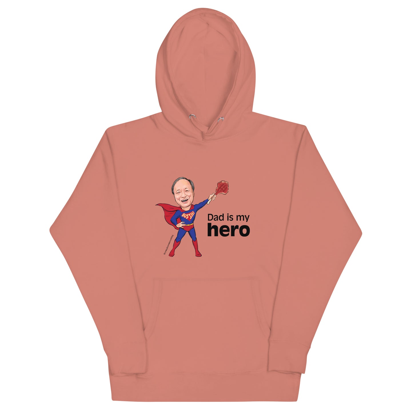 Unisex Hoodie, Dad is my hero