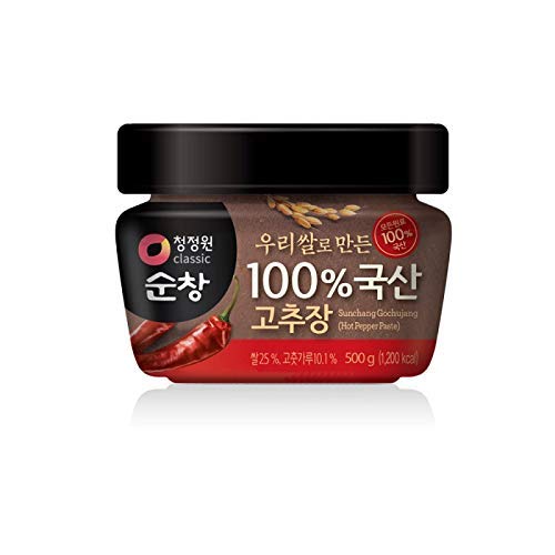 Chungjungone Premium Gochujang with 100% Korean ingredients CS 12/1.1 LB (500g)