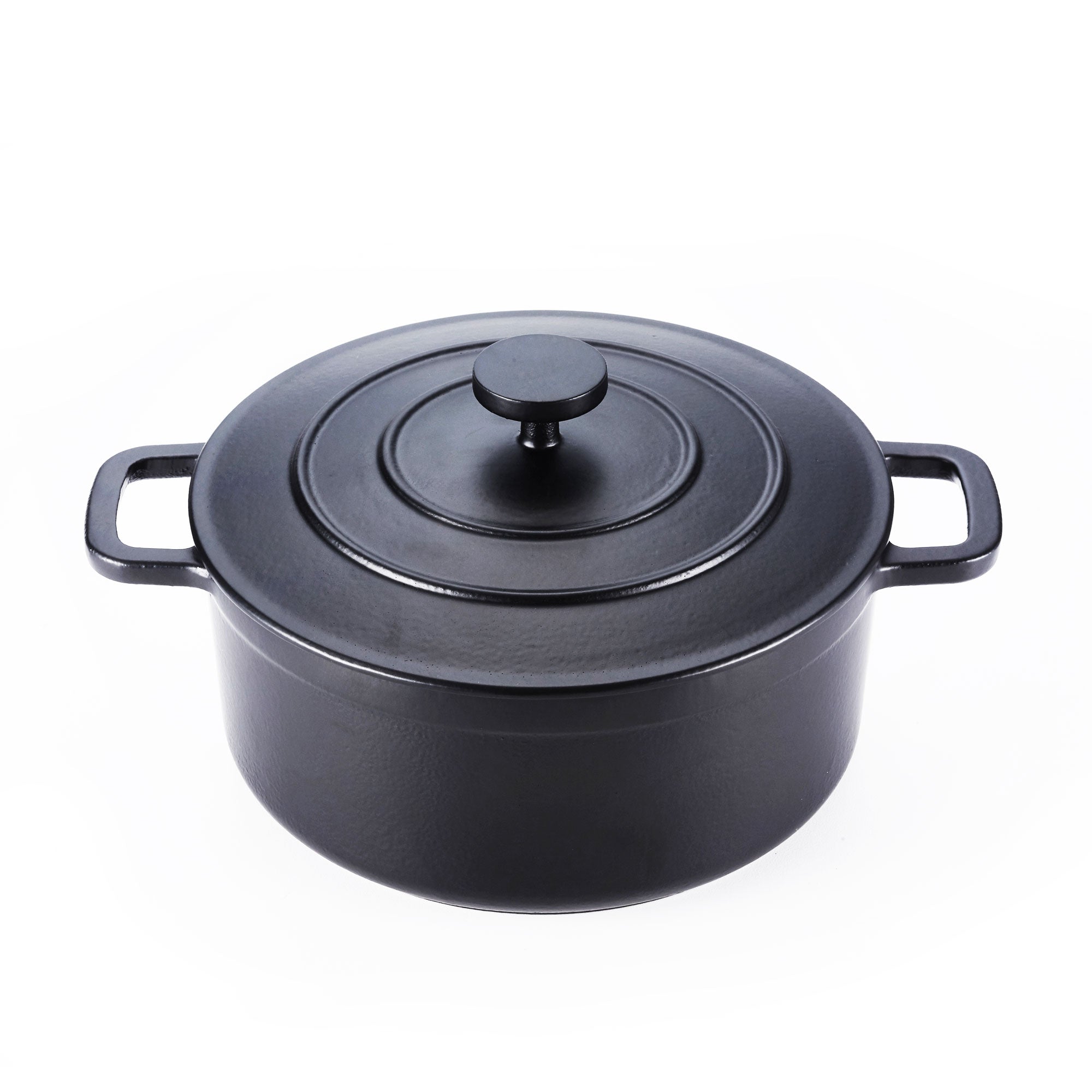 MOOSSE Premium Enameled Cast Iron Mini Wok Pan with Lid for Induction Cooktop, Stove, No Seasoning Required, 104A (26 cm)