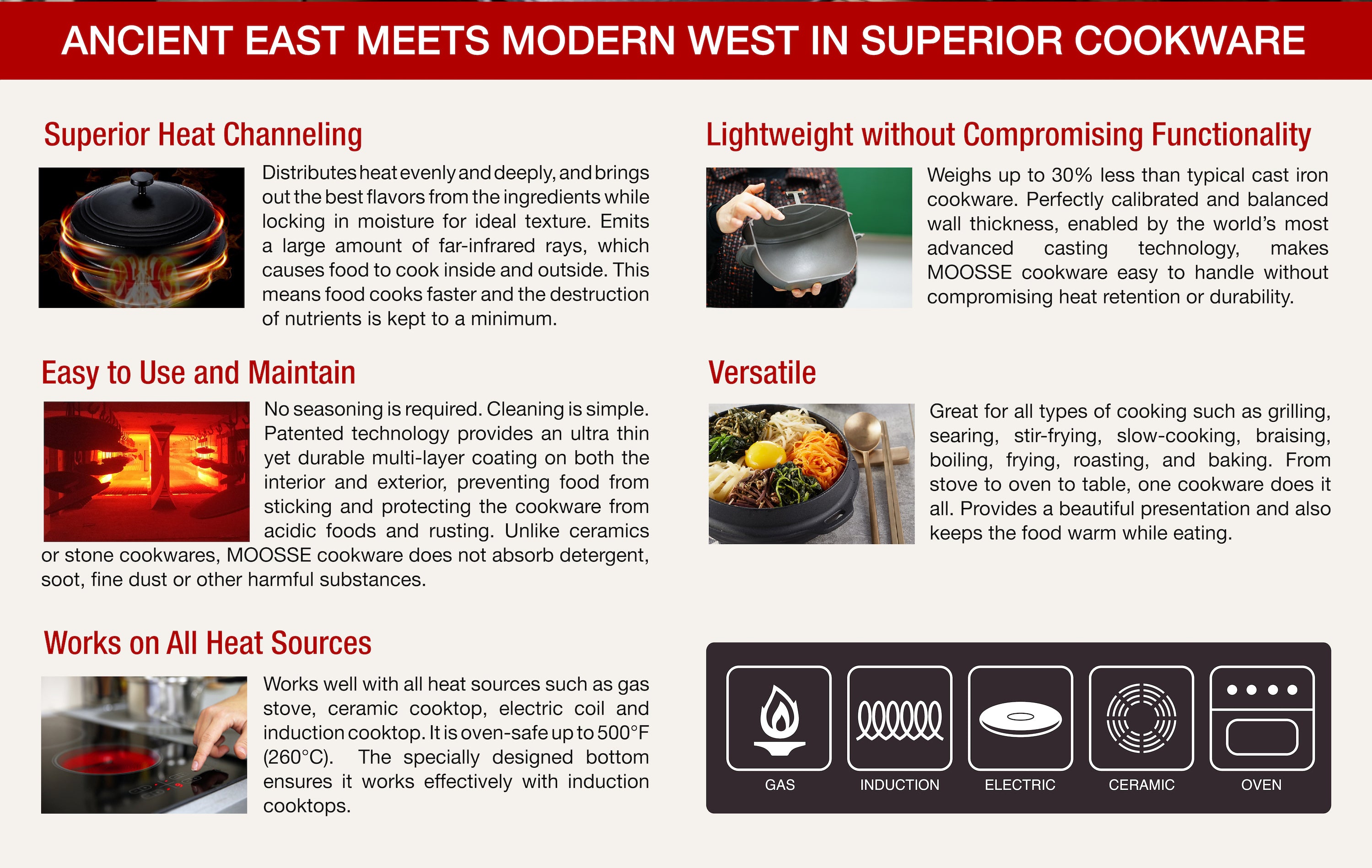 MOOSSE Gamasot Premium Korean Dutch Oven, Rice Pot, Enameled Cast Iron – KP  TOWN