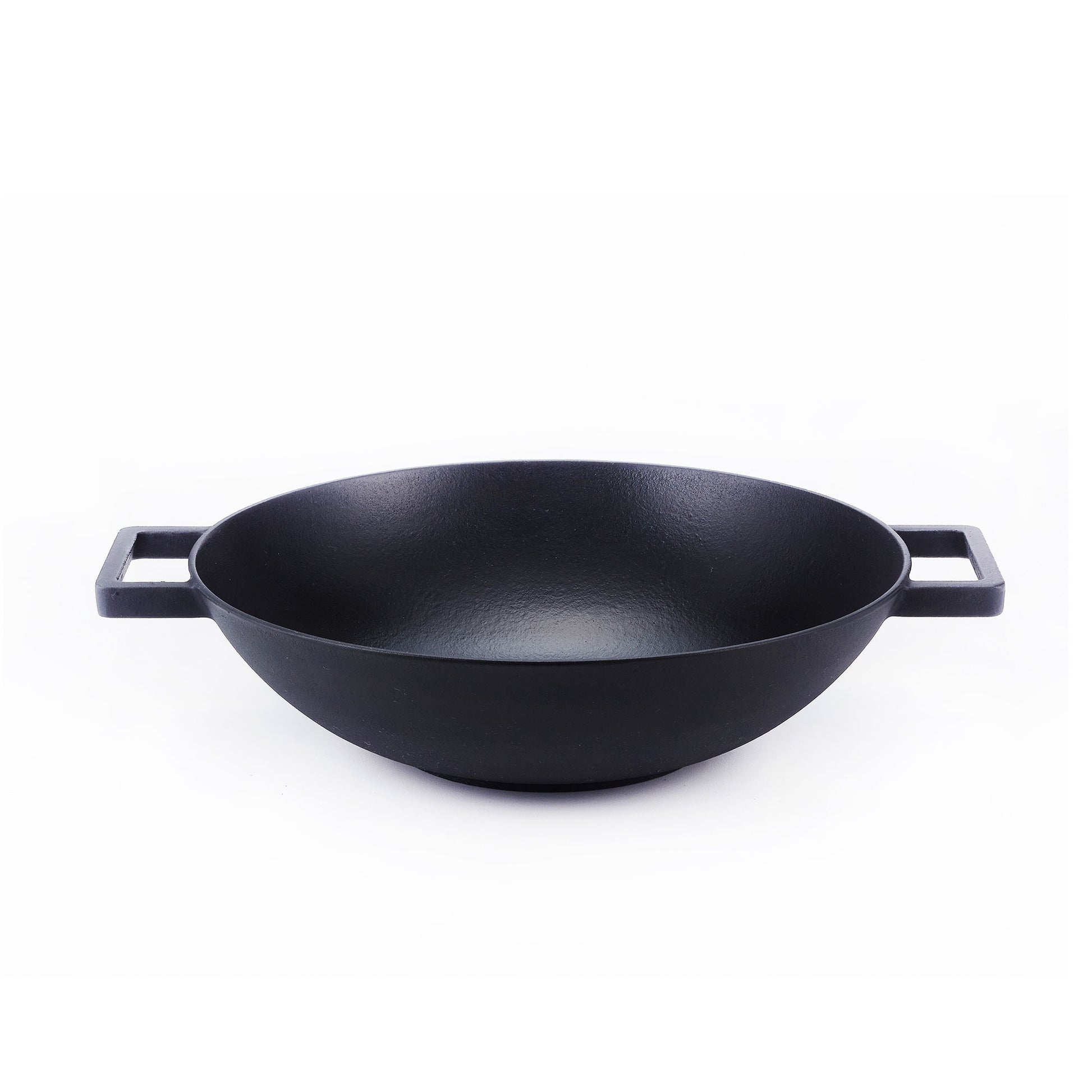 Traditional Wok Metal Carbon Steel Stir Fry Pans Light Enamel Non