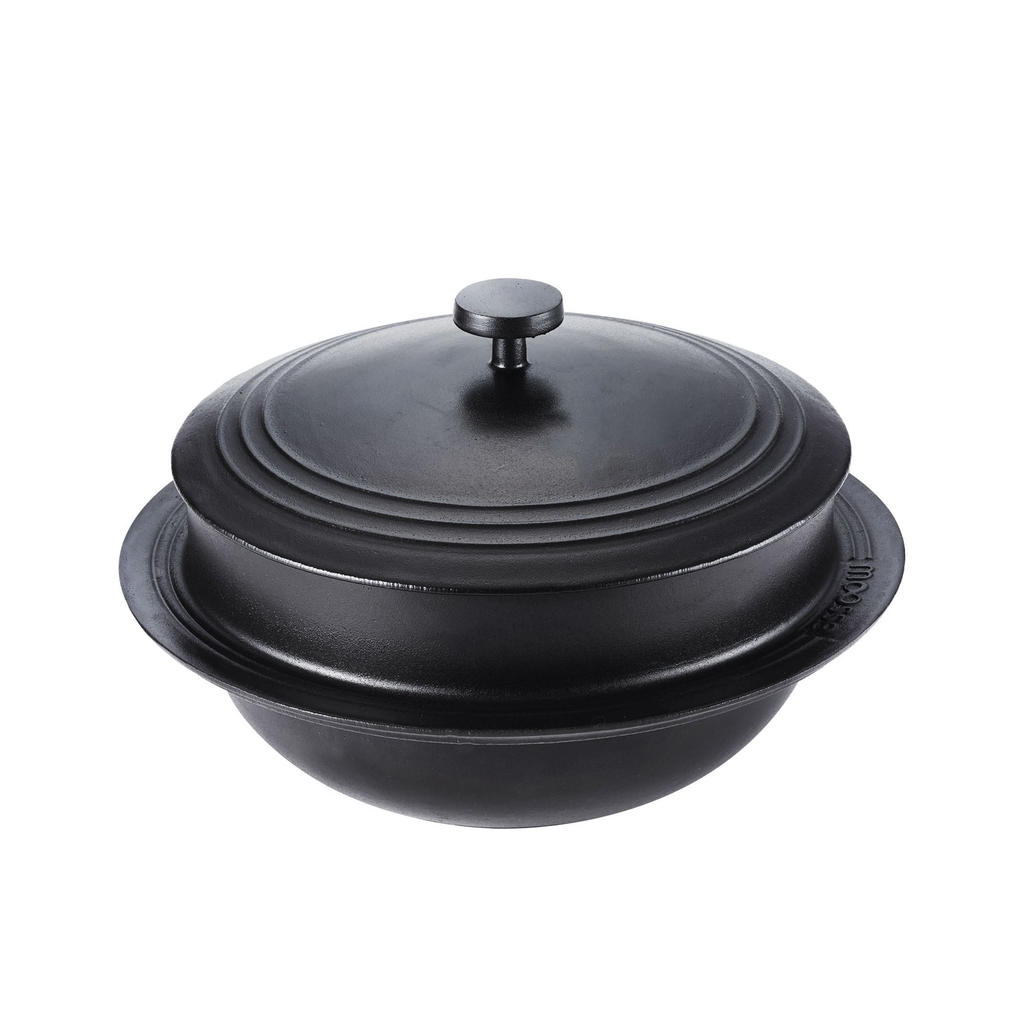 MOOSSE Gamasot Premium Rice Pot, Korean Dutch Oven, Enameled Cast Iron Pot with Lid 8.7” (22cm)