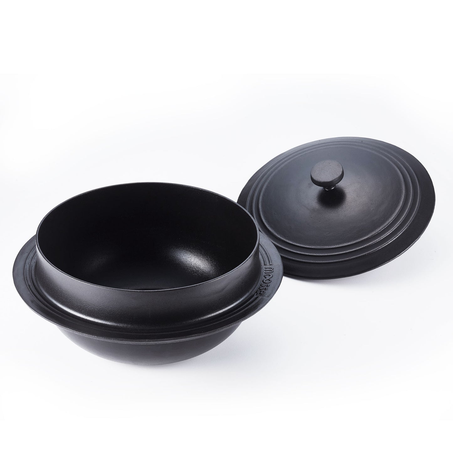 MOOSSE Gamasot Premium Rice Pot, Korean Dutch Oven, Enameled Cast Iron Pot with Lid 8.7” (22cm)